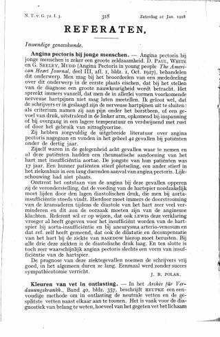 Eerste pagina van het artikel zoals het is gepubliceerd in het tijdschrift