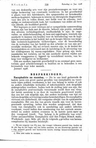 Eerste pagina van het artikel zoals het is gepubliceerd in het tijdschrift