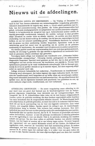 Eerste pagina van het artikel zoals het is gepubliceerd in het tijdschrift