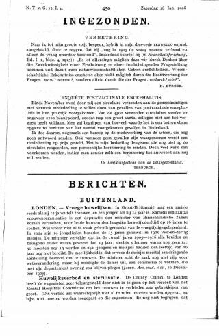 Eerste pagina van het artikel zoals het is gepubliceerd in het tijdschrift