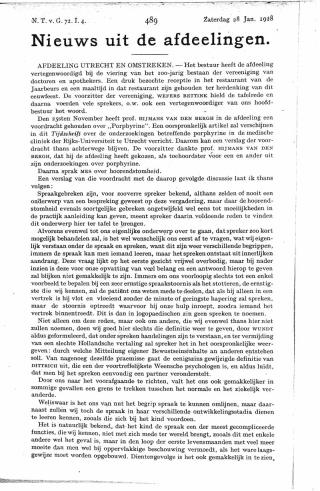 Eerste pagina van het artikel zoals het is gepubliceerd in het tijdschrift