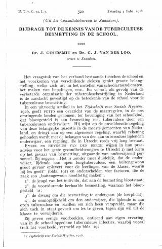 Eerste pagina van het artikel zoals het is gepubliceerd in het tijdschrift