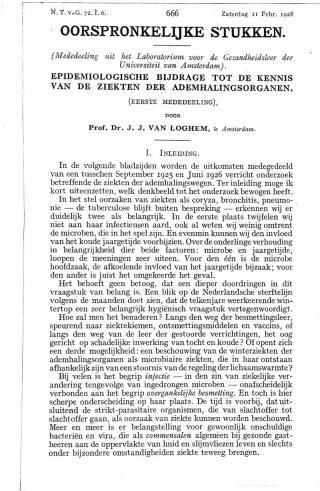 Eerste pagina van het artikel zoals het is gepubliceerd in het tijdschrift