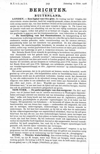 Eerste pagina van het artikel zoals het is gepubliceerd in het tijdschrift