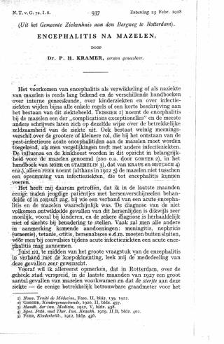 Eerste pagina van het artikel zoals het is gepubliceerd in het tijdschrift