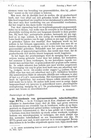 Eerste pagina van het artikel zoals het is gepubliceerd in het tijdschrift