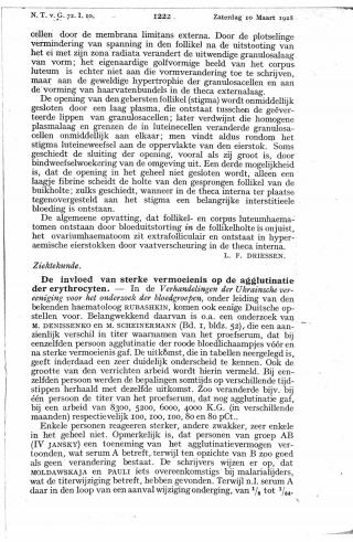 Eerste pagina van het artikel zoals het is gepubliceerd in het tijdschrift