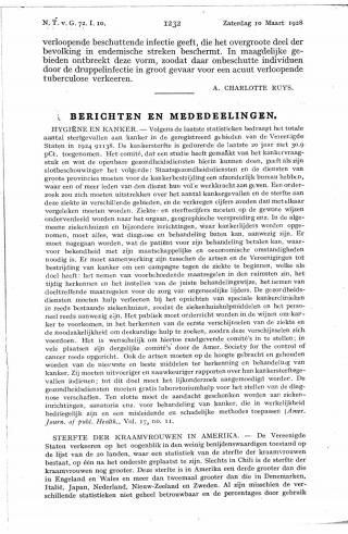 Eerste pagina van het artikel zoals het is gepubliceerd in het tijdschrift