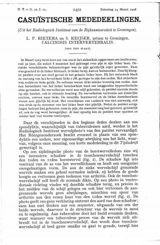 Eerste pagina van het artikel zoals het is gepubliceerd in het tijdschrift