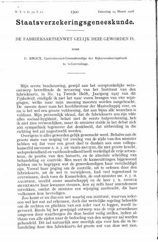 Eerste pagina van het artikel zoals het is gepubliceerd in het tijdschrift