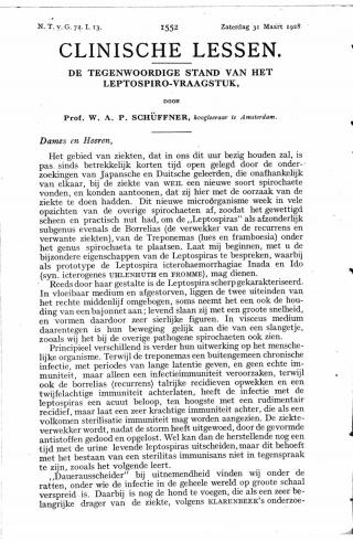 Eerste pagina van het artikel zoals het is gepubliceerd in het tijdschrift