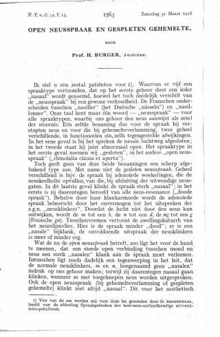 Eerste pagina van het artikel zoals het is gepubliceerd in het tijdschrift