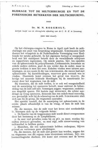 Eerste pagina van het artikel zoals het is gepubliceerd in het tijdschrift