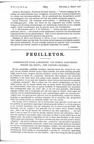 Eerste pagina van het artikel zoals het is gepubliceerd in het tijdschrift