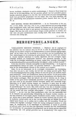 Eerste pagina van het artikel zoals het is gepubliceerd in het tijdschrift