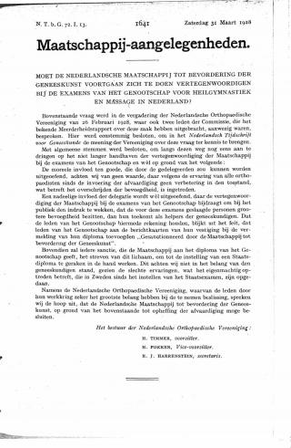 Eerste pagina van het artikel zoals het is gepubliceerd in het tijdschrift