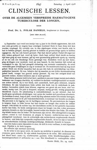 Eerste pagina van het artikel zoals het is gepubliceerd in het tijdschrift