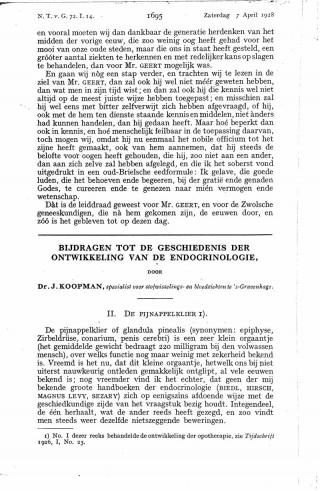 Eerste pagina van het artikel zoals het is gepubliceerd in het tijdschrift