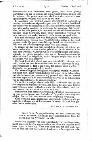 Eerste pagina van het artikel zoals het is gepubliceerd in het tijdschrift