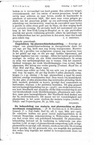 Eerste pagina van het artikel zoals het is gepubliceerd in het tijdschrift