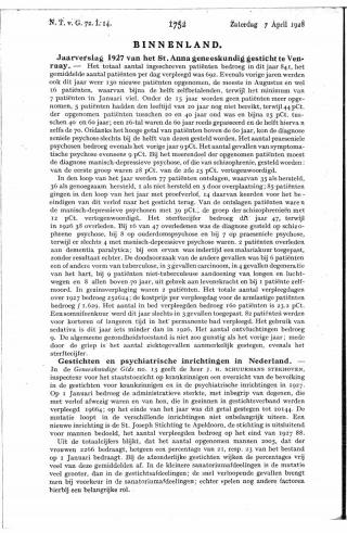 Eerste pagina van het artikel zoals het is gepubliceerd in het tijdschrift