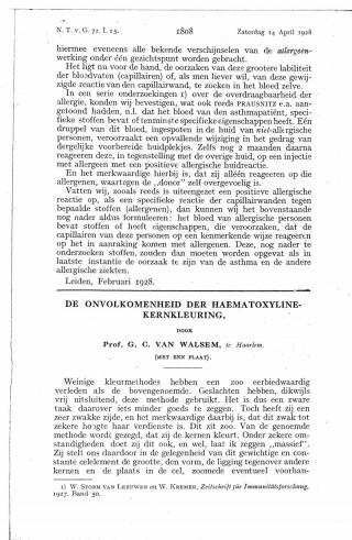 Eerste pagina van het artikel zoals het is gepubliceerd in het tijdschrift