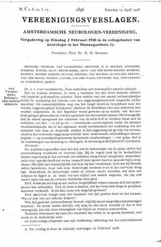 Eerste pagina van het artikel zoals het is gepubliceerd in het tijdschrift