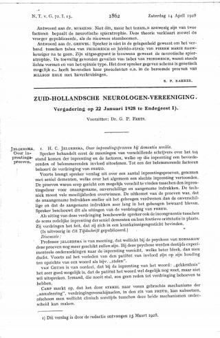 Eerste pagina van het artikel zoals het is gepubliceerd in het tijdschrift