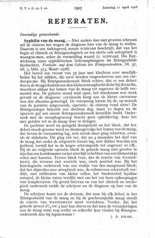 Eerste pagina van het artikel zoals het is gepubliceerd in het tijdschrift