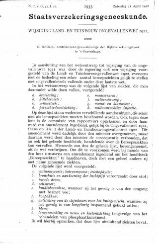 Eerste pagina van het artikel zoals het is gepubliceerd in het tijdschrift