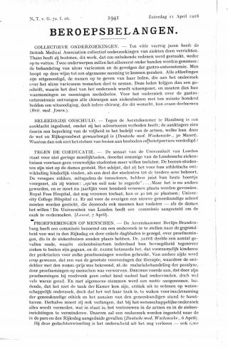 Eerste pagina van het artikel zoals het is gepubliceerd in het tijdschrift