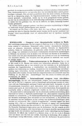 Eerste pagina van het artikel zoals het is gepubliceerd in het tijdschrift