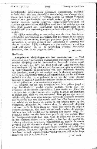 Eerste pagina van het artikel zoals het is gepubliceerd in het tijdschrift