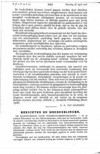 Eerste pagina van het artikel zoals het is gepubliceerd in het tijdschrift