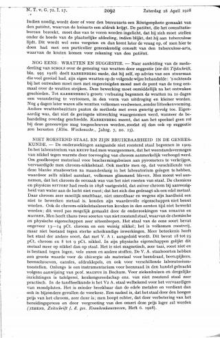 Eerste pagina van het artikel zoals het is gepubliceerd in het tijdschrift