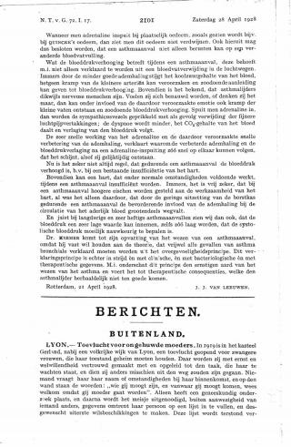 Eerste pagina van het artikel zoals het is gepubliceerd in het tijdschrift