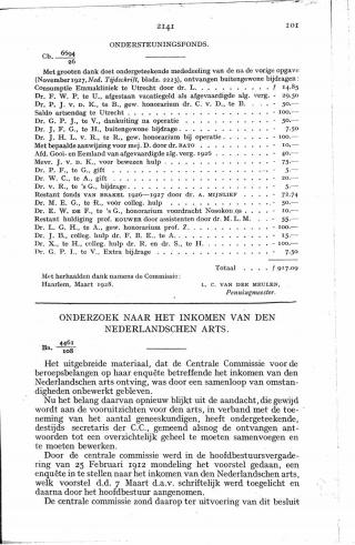 Eerste pagina van het artikel zoals het is gepubliceerd in het tijdschrift