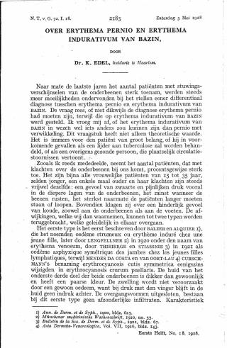 Eerste pagina van het artikel zoals het is gepubliceerd in het tijdschrift