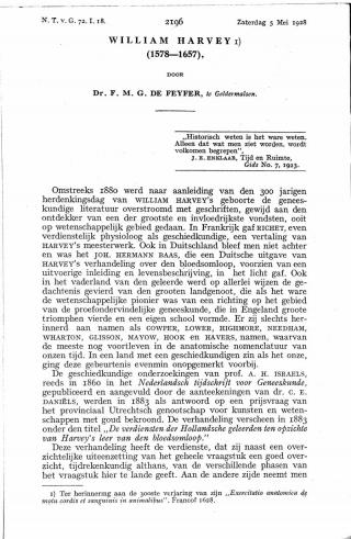 Eerste pagina van het artikel zoals het is gepubliceerd in het tijdschrift