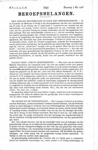 Eerste pagina van het artikel zoals het is gepubliceerd in het tijdschrift