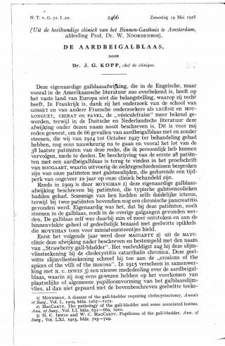 Eerste pagina van het artikel zoals het is gepubliceerd in het tijdschrift