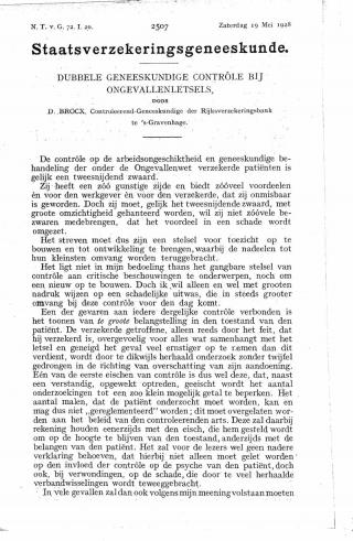 Eerste pagina van het artikel zoals het is gepubliceerd in het tijdschrift