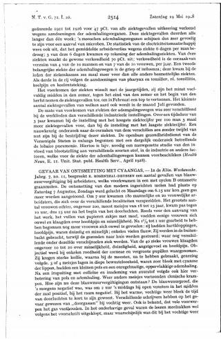 Eerste pagina van het artikel zoals het is gepubliceerd in het tijdschrift