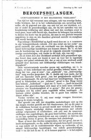 Eerste pagina van het artikel zoals het is gepubliceerd in het tijdschrift