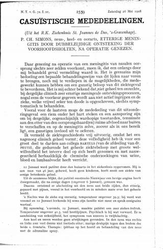 Eerste pagina van het artikel zoals het is gepubliceerd in het tijdschrift