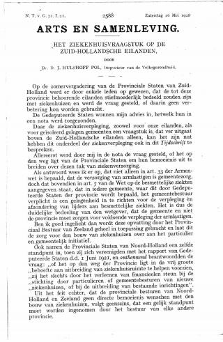 Eerste pagina van het artikel zoals het is gepubliceerd in het tijdschrift