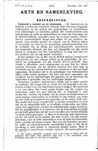 Eerste pagina van het artikel zoals het is gepubliceerd in het tijdschrift