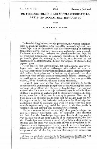 Eerste pagina van het artikel zoals het is gepubliceerd in het tijdschrift