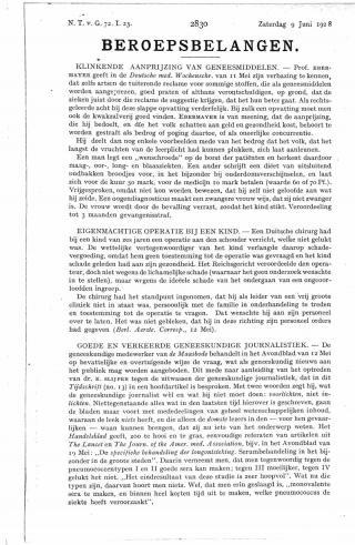 Eerste pagina van het artikel zoals het is gepubliceerd in het tijdschrift