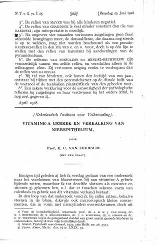 Eerste pagina van het artikel zoals het is gepubliceerd in het tijdschrift